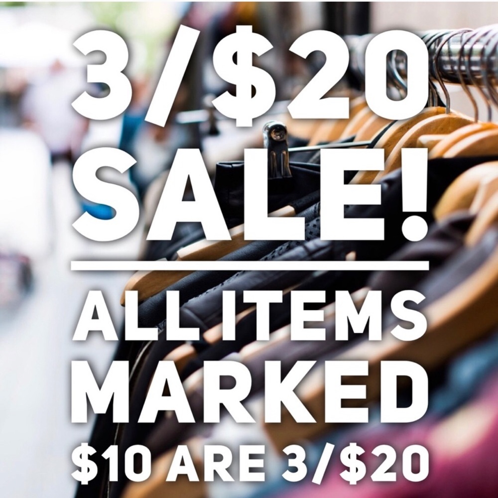 🎀 3/$20 SALE!! 🎀